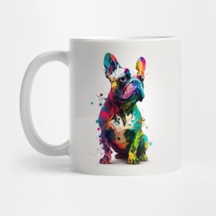 French Bulldog Color Explosion Mug